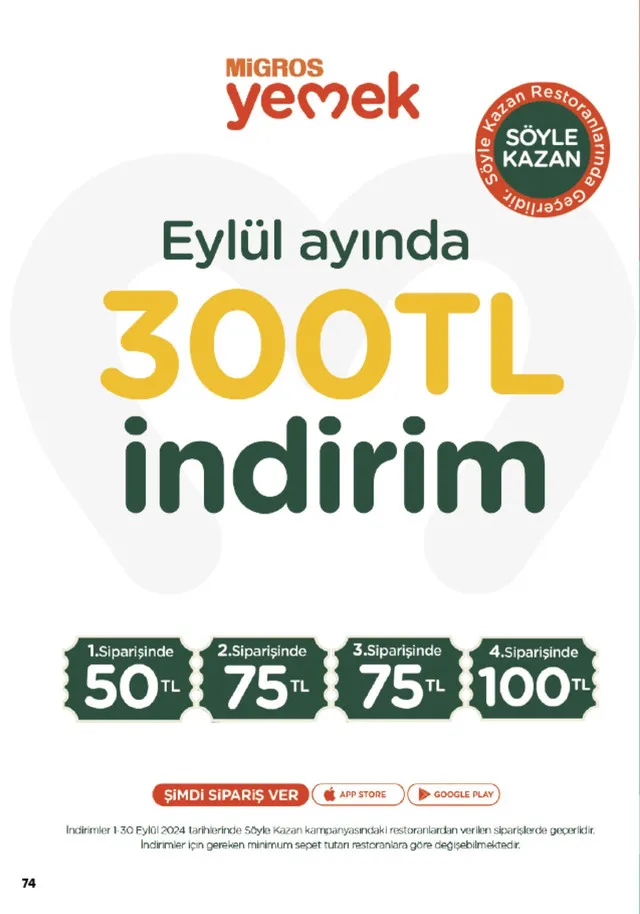 Migroskop dergisi 12-25 Eylül 2024 indirimleri