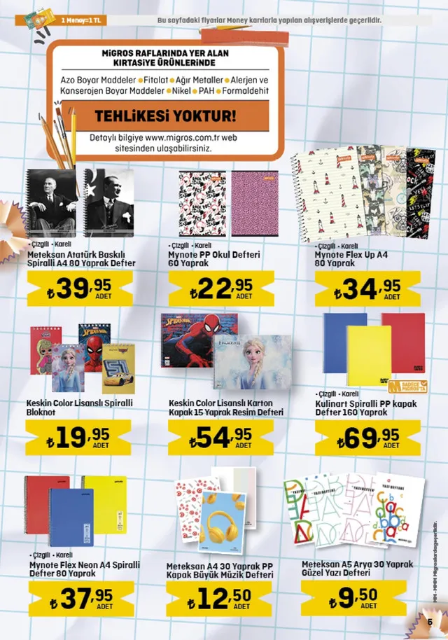 Migroskop dergisi 12-25 Eylül 2024 indirimleri