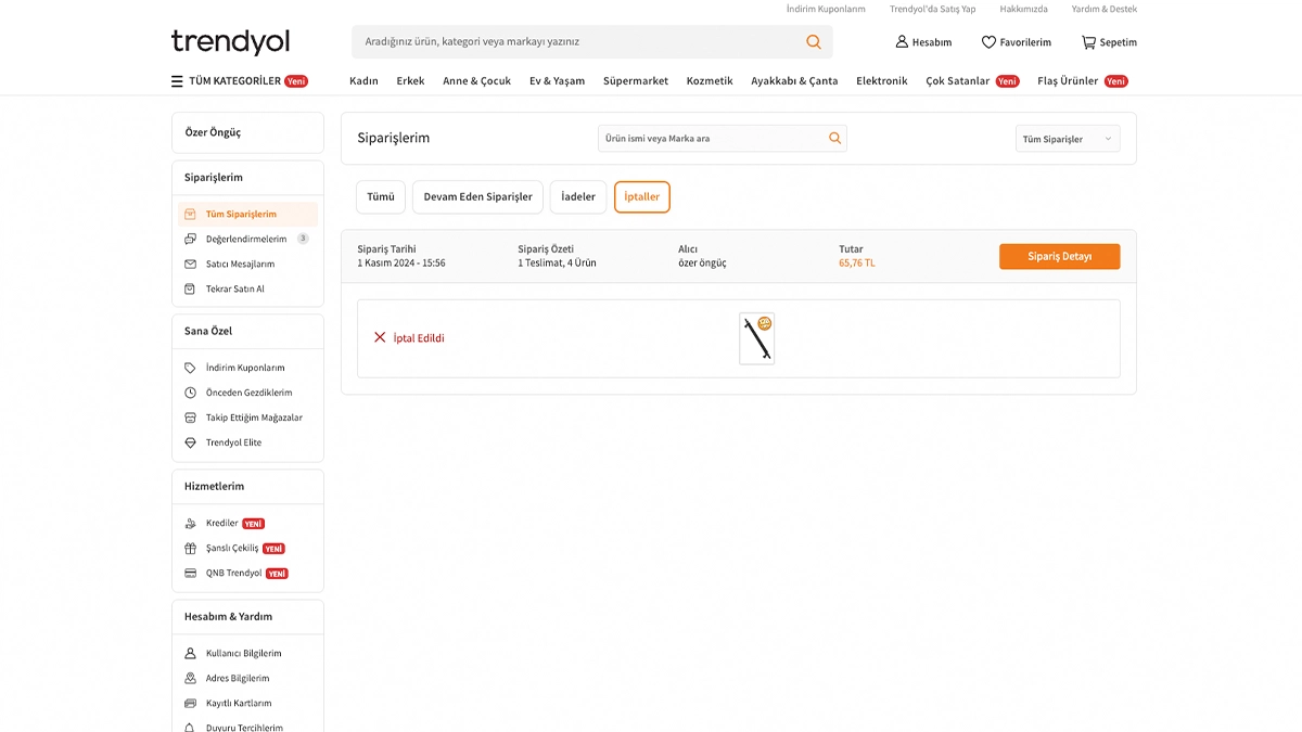 Trendyol sipariş iptali nasıl yapılır – 2024