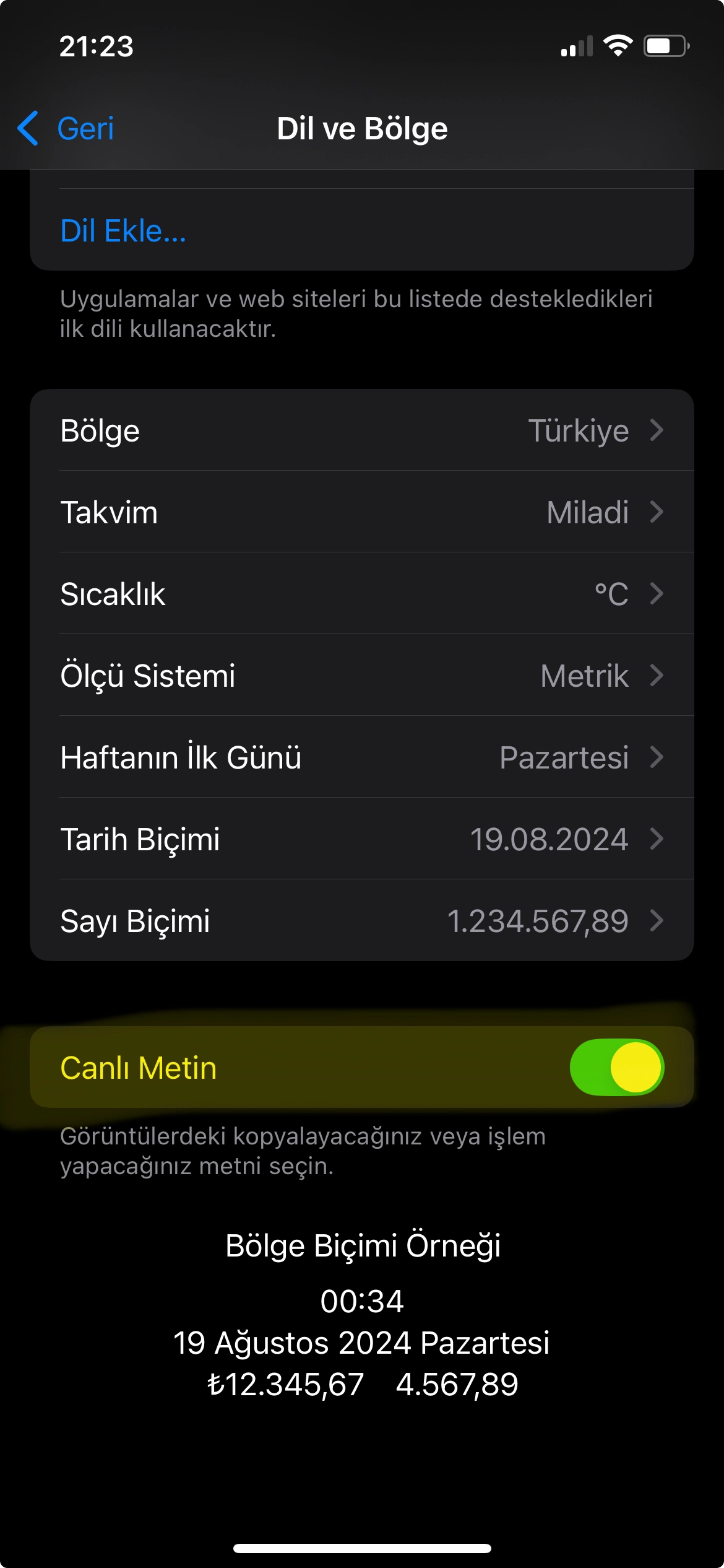 WhatsApp’ta metinleri kamera ile kopyalama